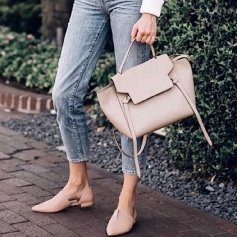 Vince Tan Leather Flats - Picture 2 of 12